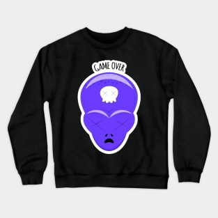 Alien face-Game over Crewneck Sweatshirt